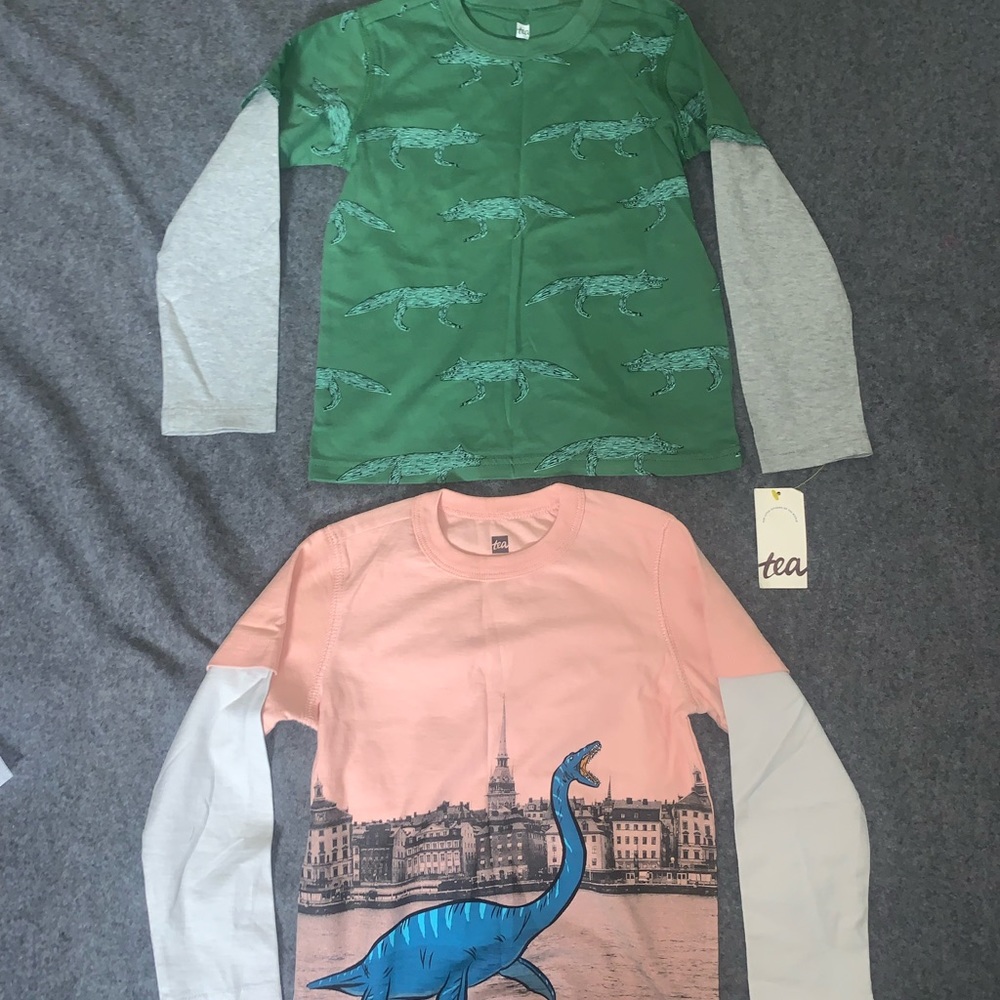 Brand New Long sleeve kids Shirts from TEA company..
